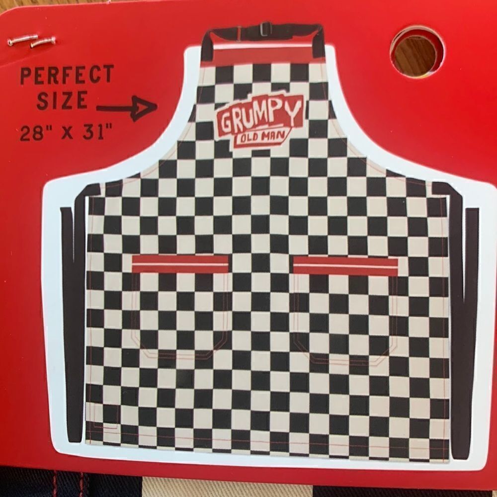 Blue Q Cotton Apron Grumpy Old Man